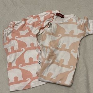Milkbarn Baby Elephant Organic Cotton Bundle